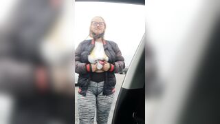 Curvy: Good morning. Should I wash your car windows with my boobs? Heh #2