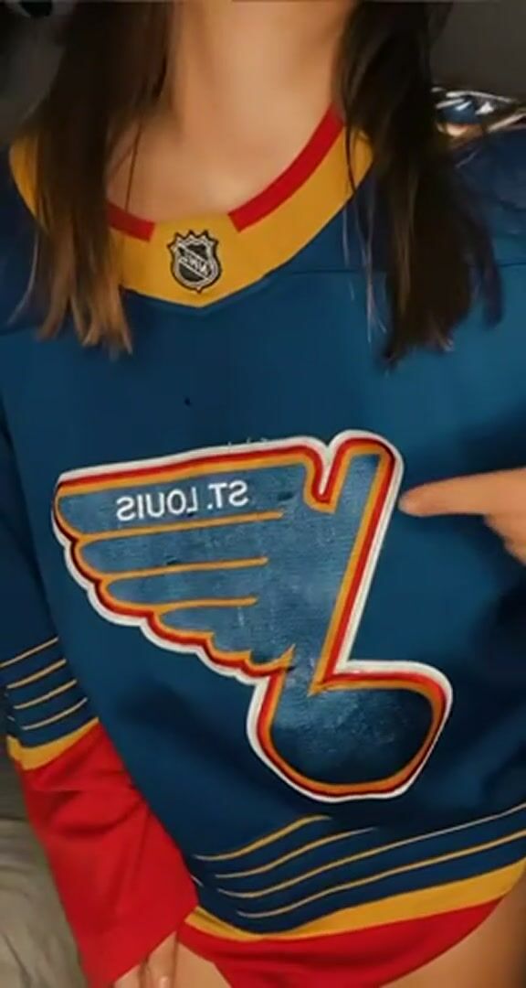 If you take me to watch a hockey game, I'll take you back home to watch your cum cover my face and tits
