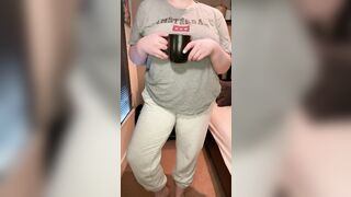 A chunky girls morning routine