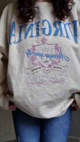 Nobody would expect to see these curves hidden under my sweater