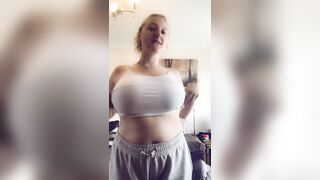 Curvy: Love getting my tits out even on my slob and chill days ♥️♥️ #2