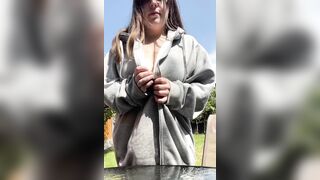 Curvy: Don’t mind me, just flashing in my garden :) #2