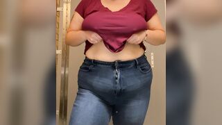 Curvy: Bored and horny at work? Perfect time for a titty drop #2