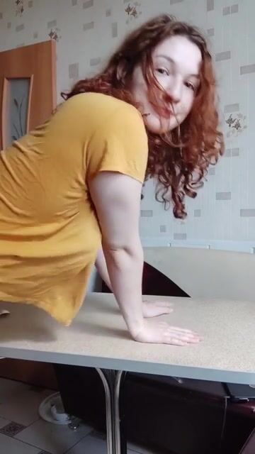 Some thick pale booty for you