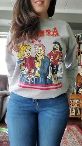 Do you like what's under my sweatshirt?