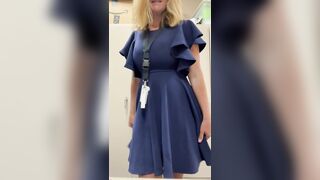 Curvy: MILF Teacher Teasing at school #2