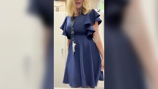 Curvy: MILF Teacher Teasing at school #3