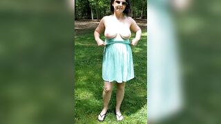 Curvy: Outdoors is better without a sundress. Am I right? 38yo mom #2