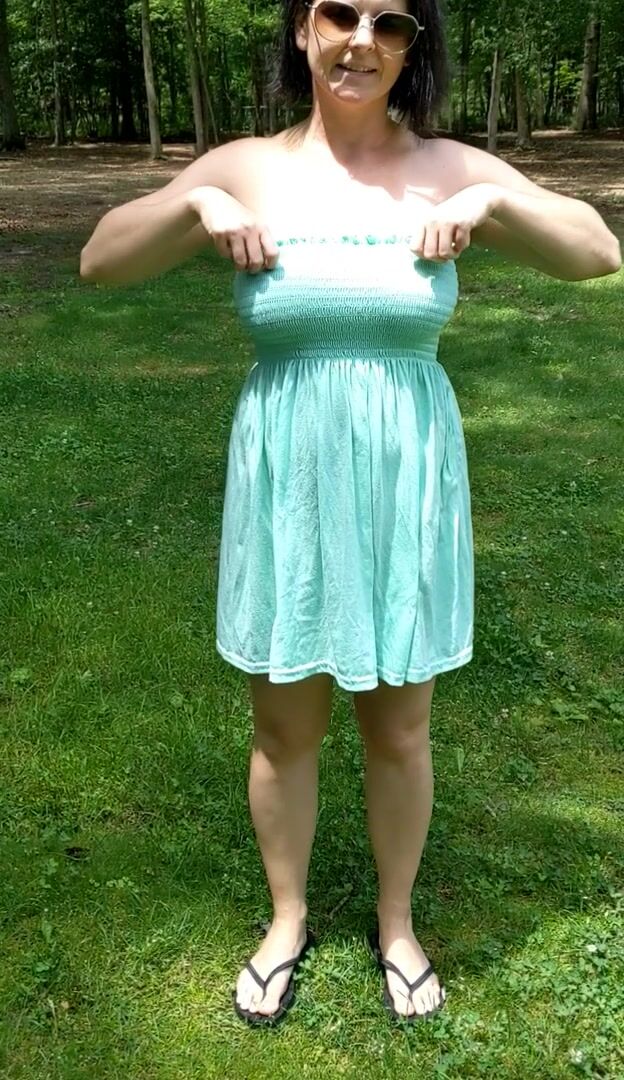 Outdoors is better without a sundress. Am I right? 38yo mom