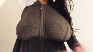 Curvy: You like how my sweater shows my Asian curves? #2